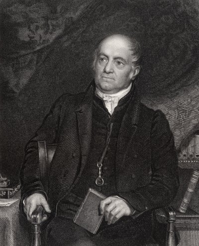 Olinthus Gilbert Gregory, gegraveerd door H. Robinson, uit 