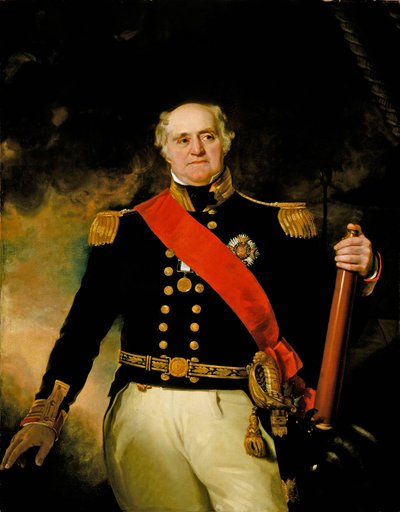 Sir Thomas Masterman Hardy, Vice-admiraal van de Blauwe (1769-1839) door Richard Evans