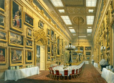 De Waterloo Galerij, Apsley House, gereproduceerd in 