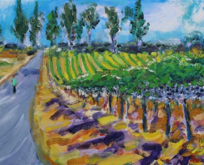 Een wandeling in Wine County, Napa, 2017 door Richard Fox