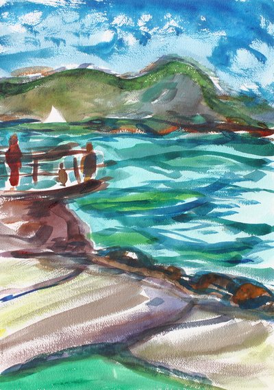 Olifantenrots, Tiburon, 2020 door Richard Fox