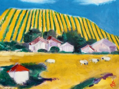 De Heuvels Hebben Wijnstokken, Napa, 2017 door Richard Fox
