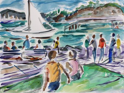 Tiburon Promenade, 2017 door Richard Fox