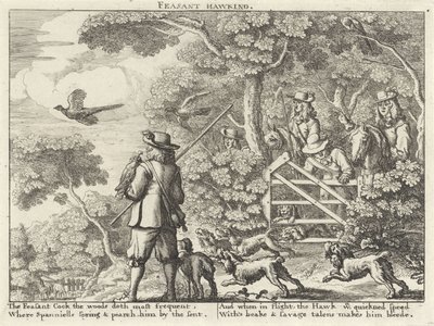 Valkenjacht op fazanten door Richard Gaywood (possibly)