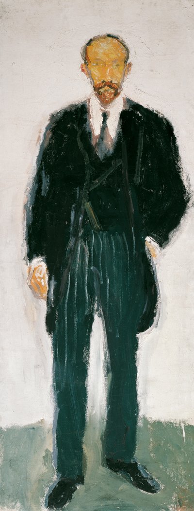Professor Ernst Diez, voor 1907 door Richard Gerstl