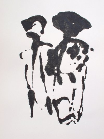 Zonder titel, 2010 (monotype) door Richard Green