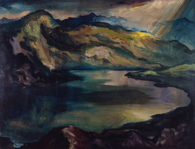 Bergmeer door Richard Harlfinger