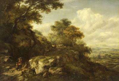 Uitzicht nabij Otford, Kent door Richard Hilder