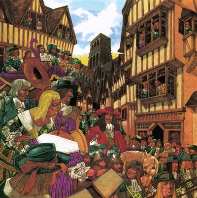 Hoogtijdagen en vakanties: Happy Days in Merrie England door Richard Hook