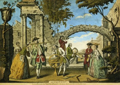 Astronomie, gepubliceerd door Robert Sayer (fl.1750-80) ca. 1750 door Richard Houston