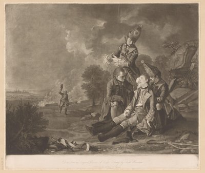 Dood van James Wolfe door Richard Houston