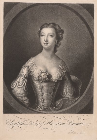 Elizabeth Hertogin van Hamilton Brandon door Richard Houston