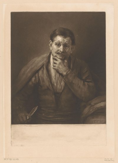 Man met een mes door Richard Houston