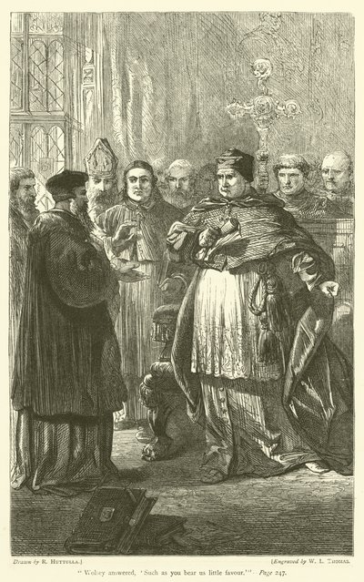 Wolsey antwoordde, Zulke als jij gunnen ons weinig door Richard Huttula
