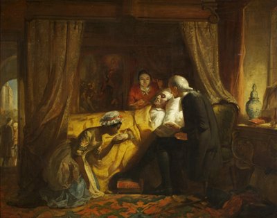 De Dood van Edward Colston, c.1844 door Richard J. Lewis