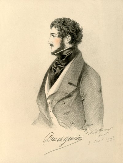 Hertog van Guiche, 1842 door Richard James Lane