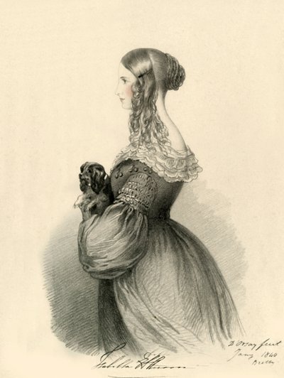 Isabella Anson, 1840 door Richard James Lane