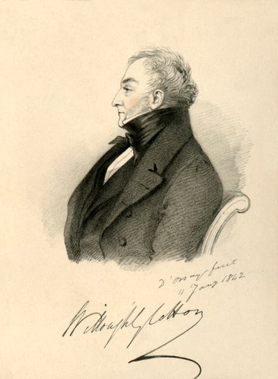 Sir Willoughby Cotton, 1842 door Richard James Lane