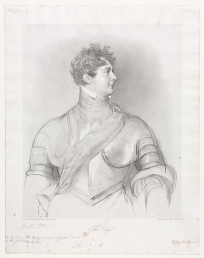 De Koning, George IV van Groot-Brittannië door Richard James Lane