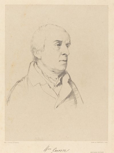 William Gunn door Richard James Lane after John Flaxman