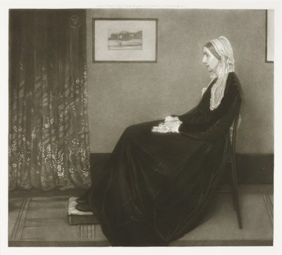 Arrangement in grijs en zwart nr. 1: Portret van de moeder van de kunstenaar door Richard Josey