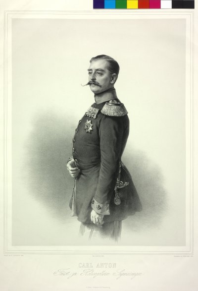 Carl Anton Prins van Huis Hohenzollern-Sigmaringen door Richard Lauchert