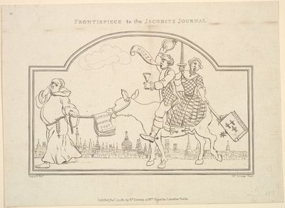 Frontispice van The Jacobites Journal door Richard Livesay