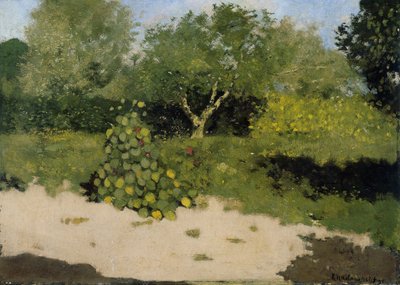 Hoek van een tuin met Oost-Indische kers door Richard Nicolaüs Roland Holst