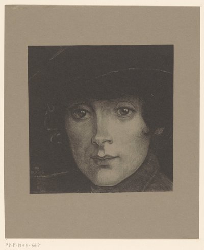Portret van een onbekende vrouw door Richard Nicolaüs Roland Holst