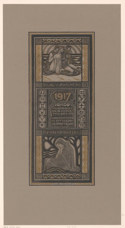 Weldadigheidskalender voor 1917 door Richard Nicolaüs Roland Holst
