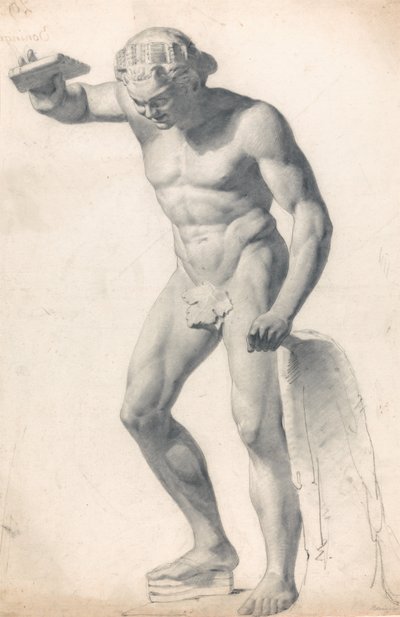 Een Faun met Fluiten door Richard Parkes Bonington