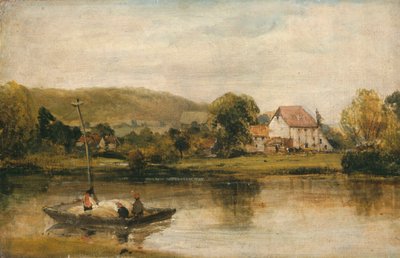 Een boerderij in Normandië door Richard Parkes Bonington
