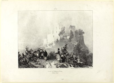 Kasteel van Arlay door Richard Parkes Bonington