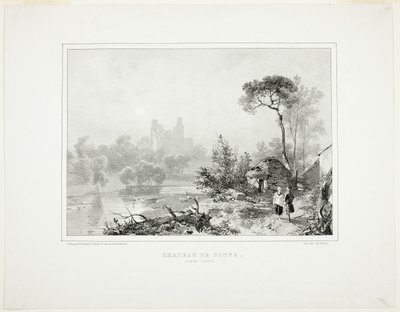 Kasteel Doune door Richard Parkes Bonington