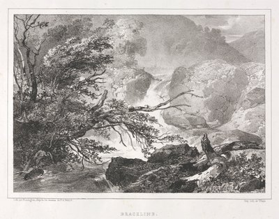 Schilderachtige Zichten van Schotland: Brackline door Richard Parkes Bonington