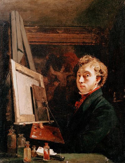 Zelfportret door Richard Parkes Bonington
