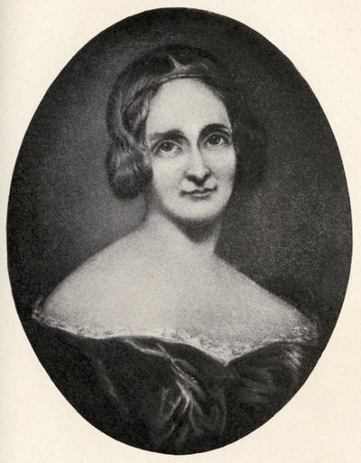 Mary Wollstonecraft Shelley (1797-1851) illustratie uit 