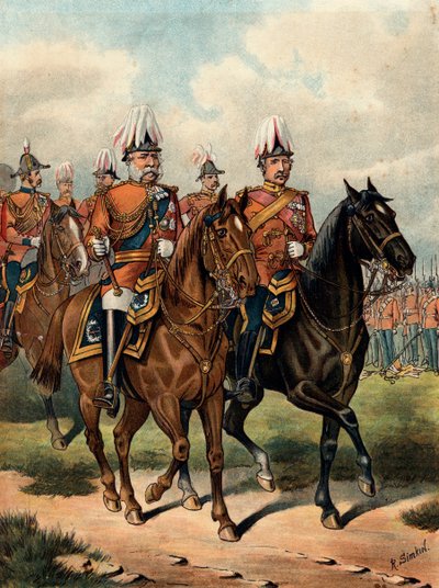 George William Frederick Charles, 2e hertog van Cambridge, Britse soldaat, c1885 door Richard Simkin