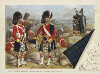 De Argyll en Sutherland Highlanders van Prinses Louise door Richard Simkin