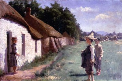 Een uitnodiging om hooi te maken door Richard Thomas Moynan