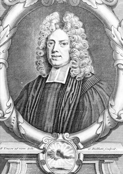 Henry Sacheverell, gegraveerd door George Bickham de Oudere door Richard Tompson