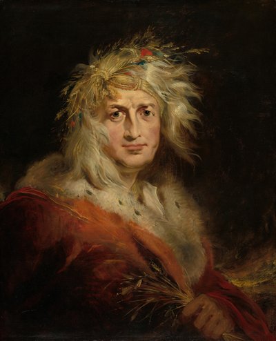 David Garrick als King Lear, ca. 1815 door Richard Westall
