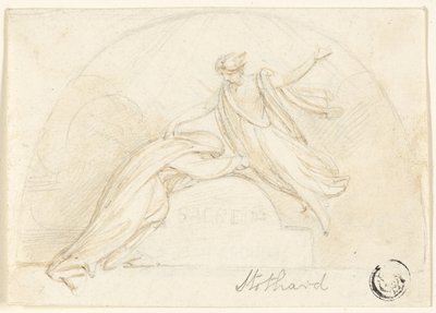 Ontwerp voor grafmonument door Richard Westall