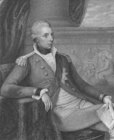 Frederick Howard, 5e Graaf van Carlisle, gegraveerd door Thomas Ryder, 1800 door Richard Westall