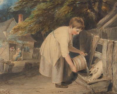 Meisje dat Varkens Voert door Richard Westall