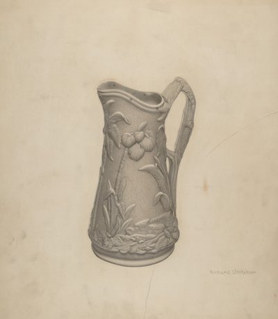 Parian Ware Strooppot door Richard Whitaker