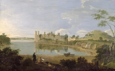 Caernarvon Kasteel, c.1745-50 door Richard Wilson