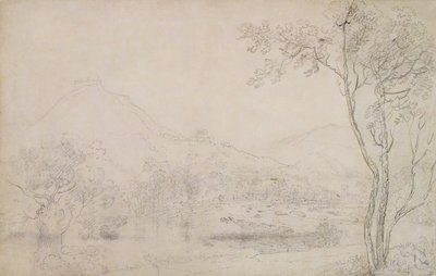 Castell Dinas Bran, Wales door Richard Wilson