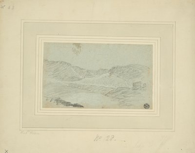 Heuvelachtig landschap door Richard Wilson