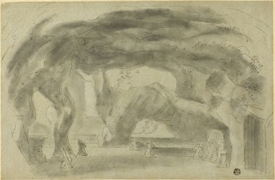 Interieur van een Grot door Richard Wilson